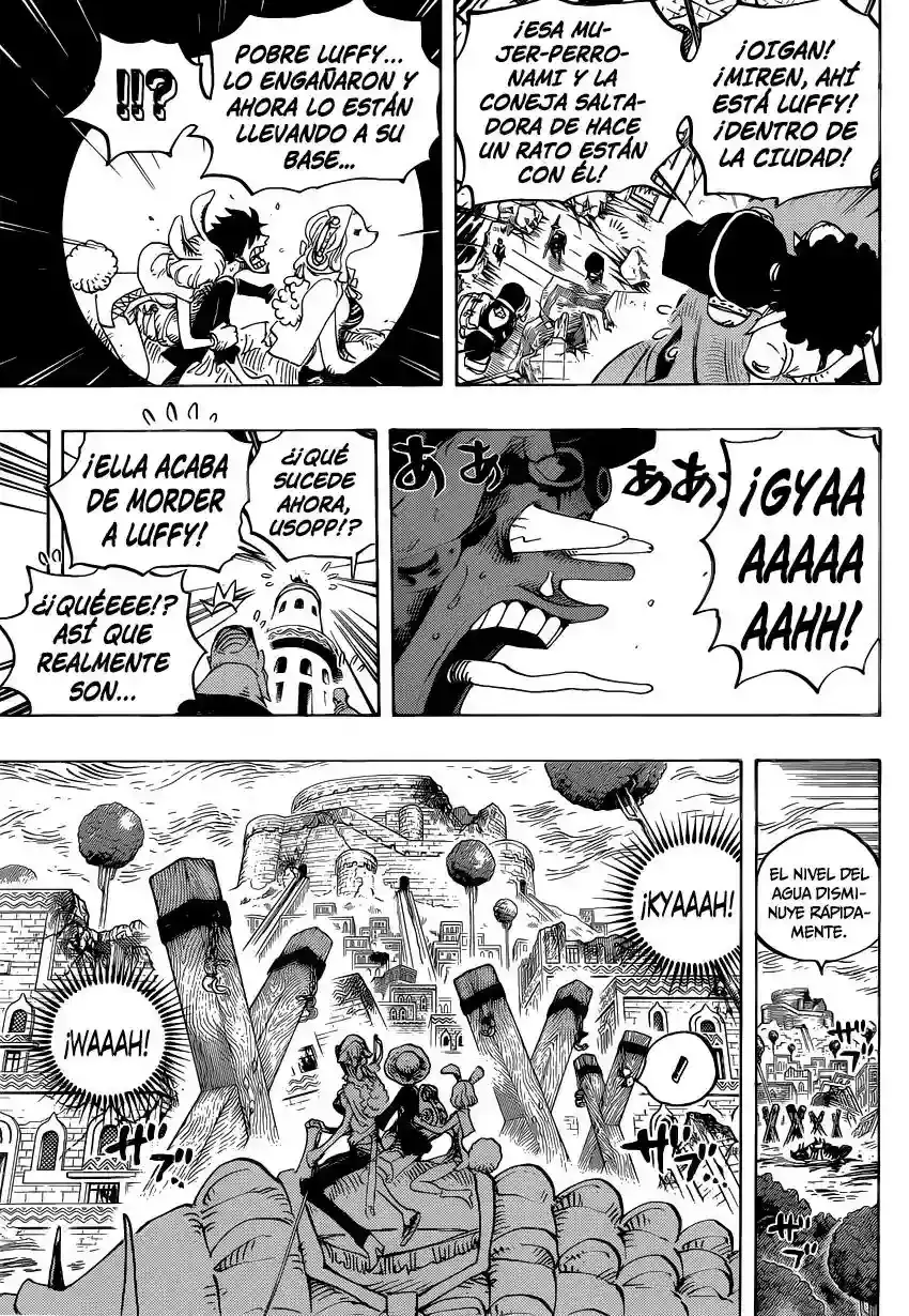 One Piece Capitulo 806: En el fuerte de Right Belly página 8