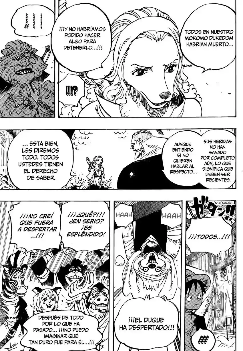 One Piece Capitulo 807: Hace Diez Días página 13