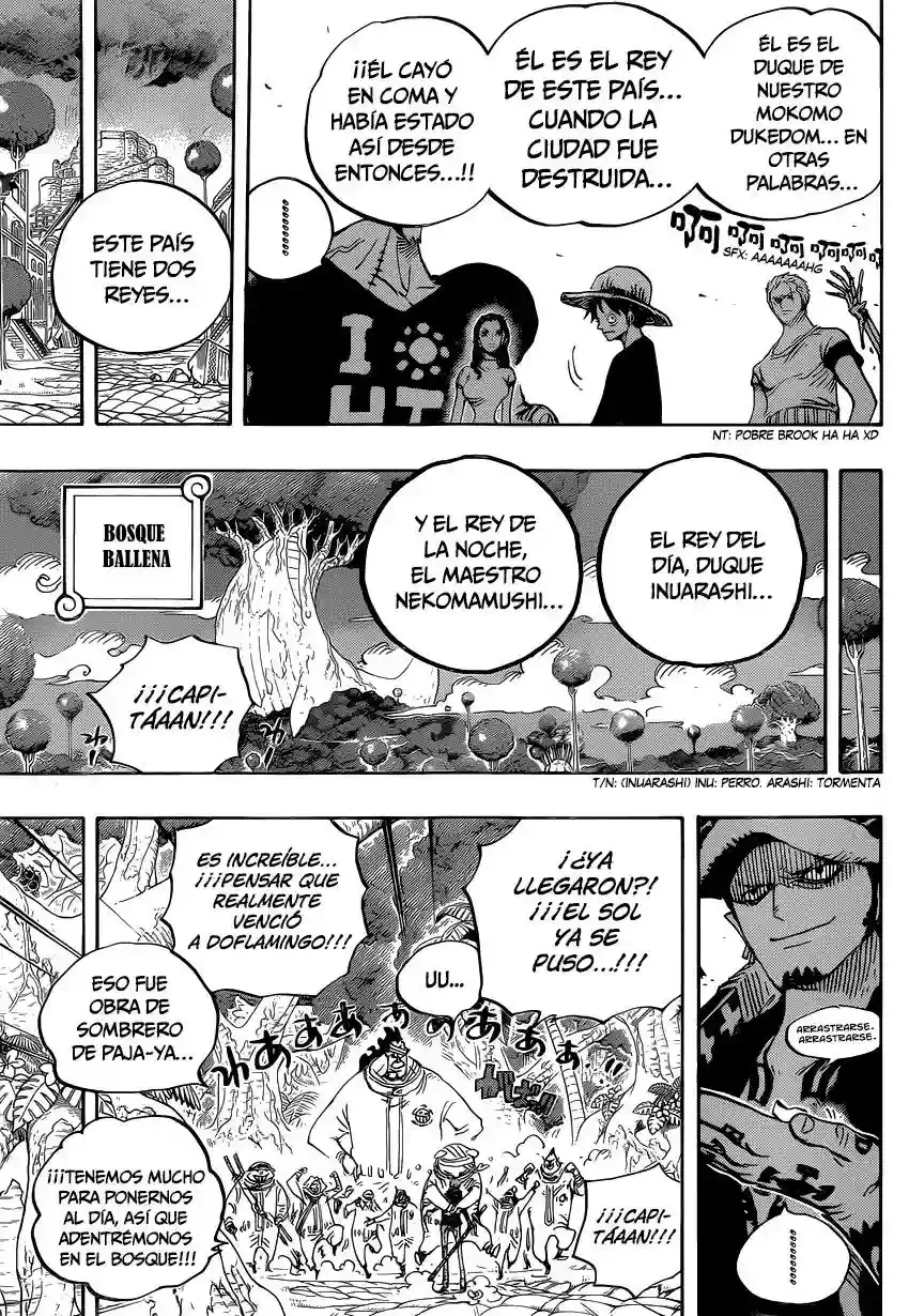 One Piece Capitulo 807: Hace Diez Días página 15