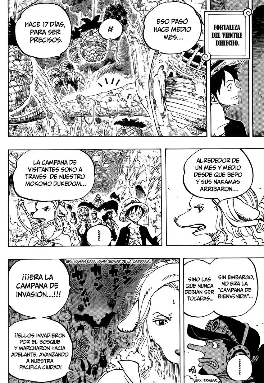 One Piece Capitulo 807: Hace Diez Días página 16