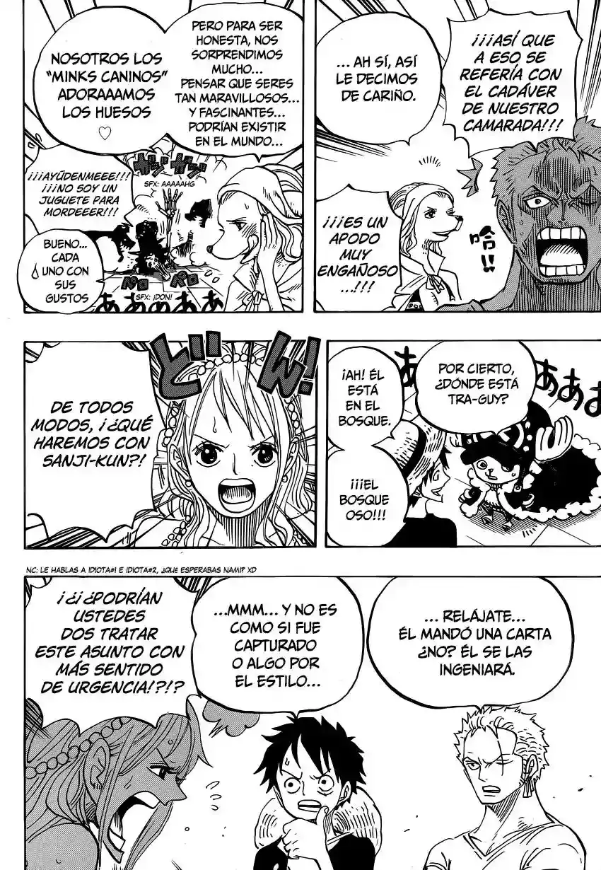 One Piece Capitulo 807: Hace Diez Días página 6