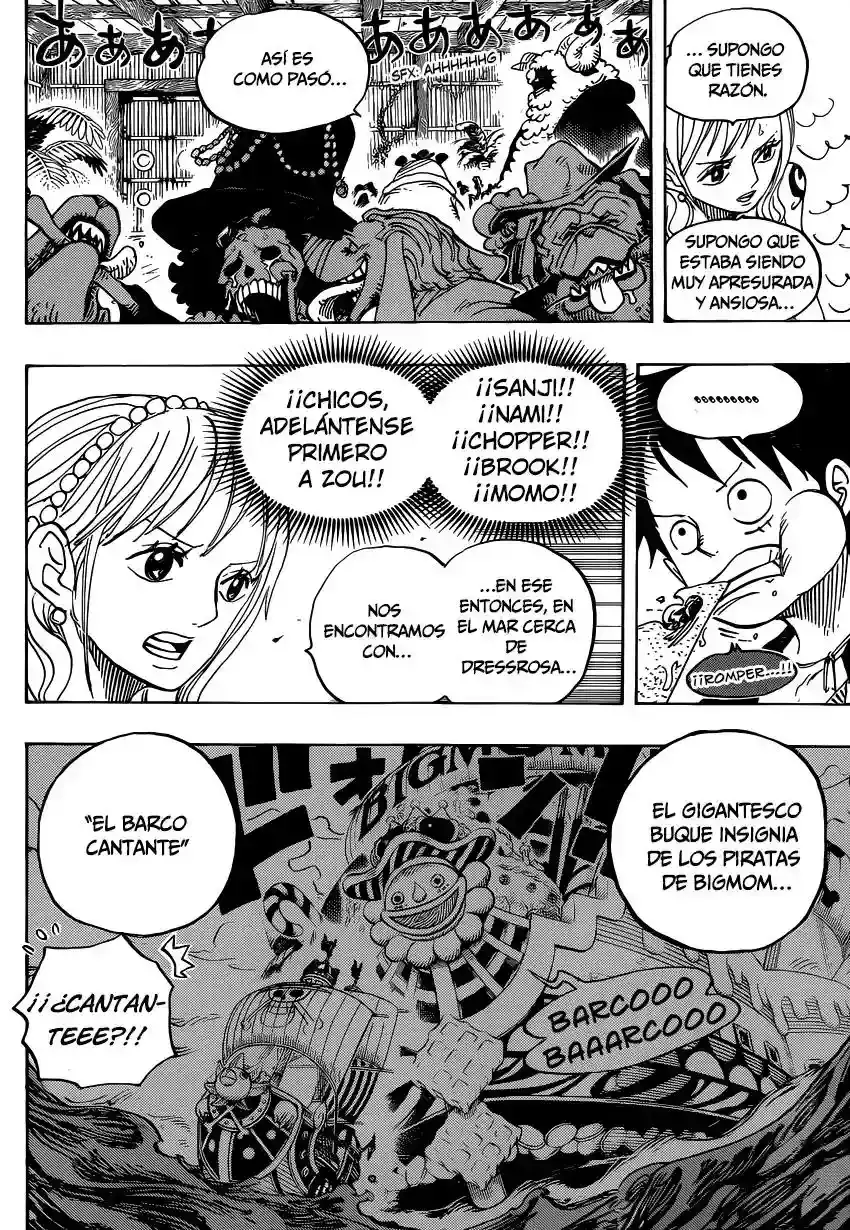 One Piece Capitulo 807: Hace Diez Días página 8