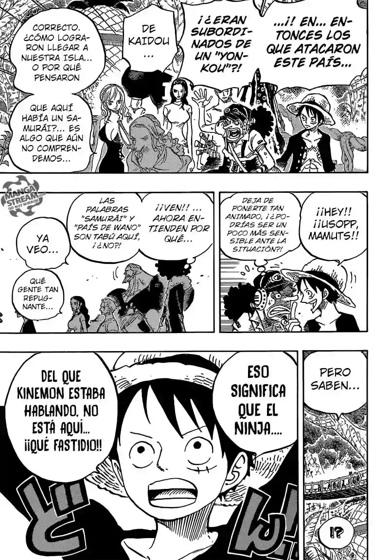One Piece Capitulo 808: El Duque Inuarashi página 11