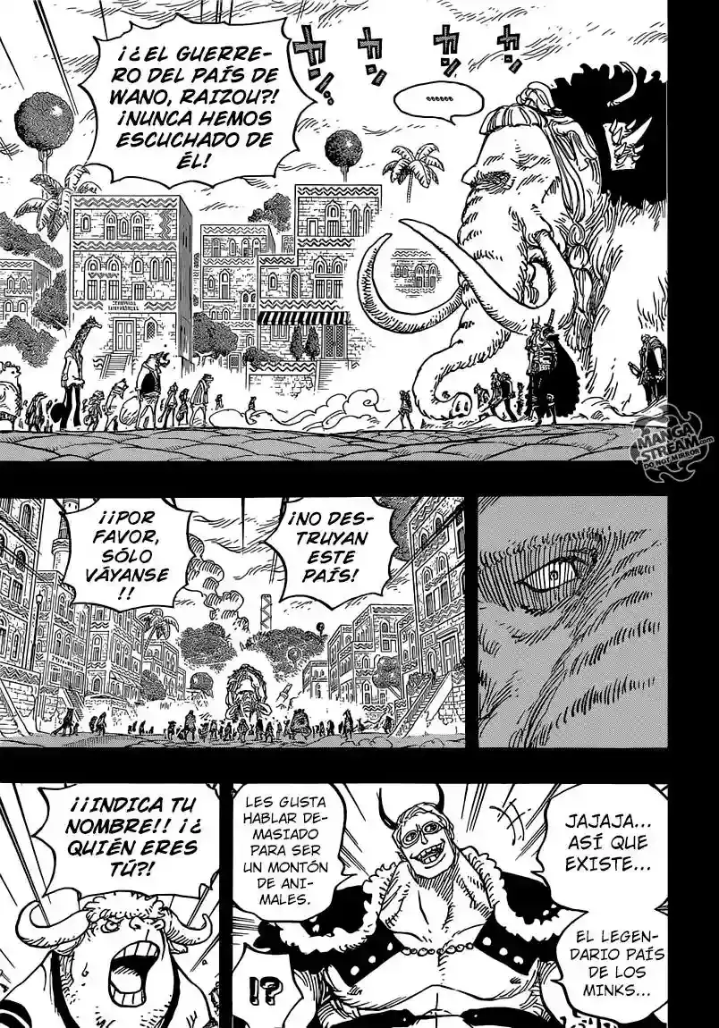 One Piece Capitulo 808: El Duque Inuarashi página 4