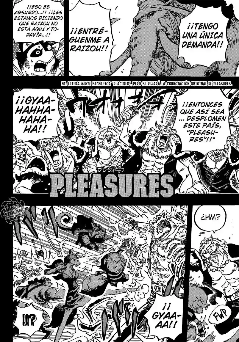 One Piece Capitulo 808: El Duque Inuarashi página 8