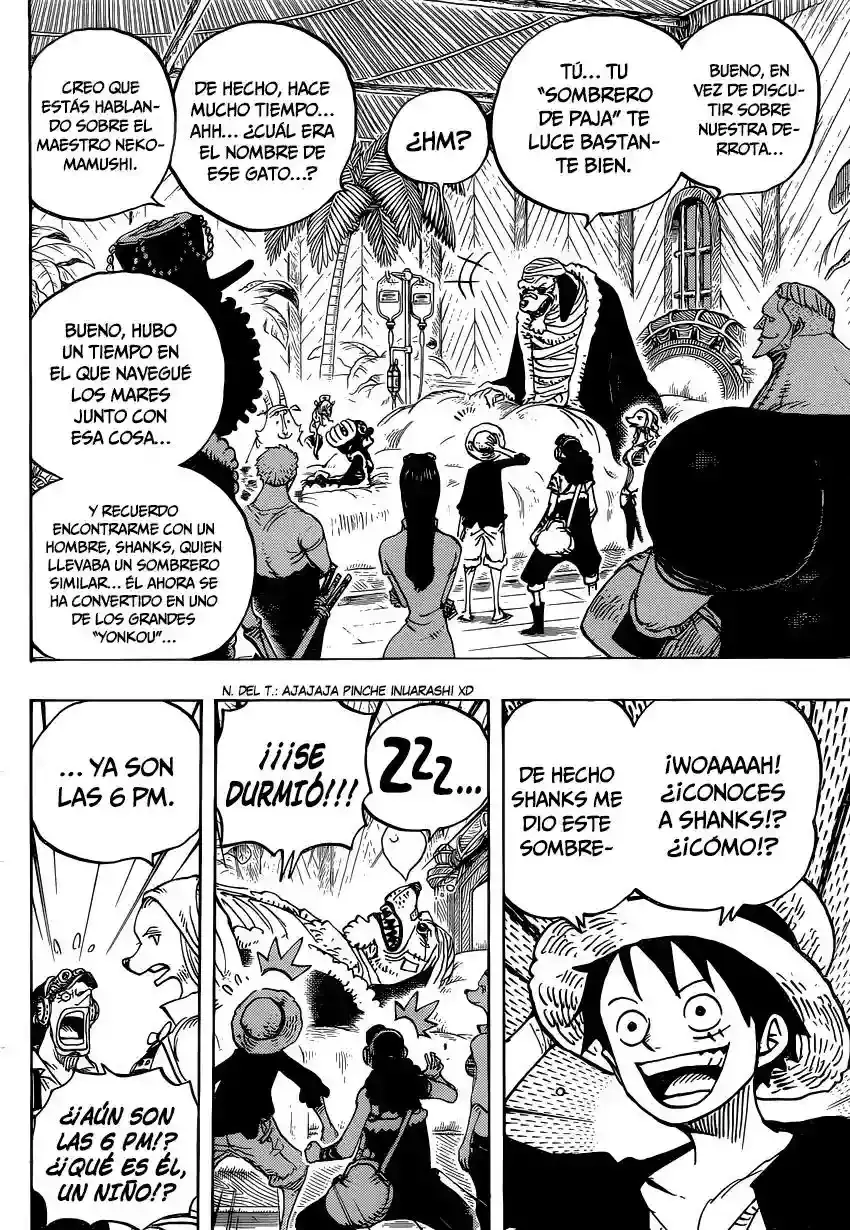 One Piece Capitulo 809: Maestro Nekomamushi página 5