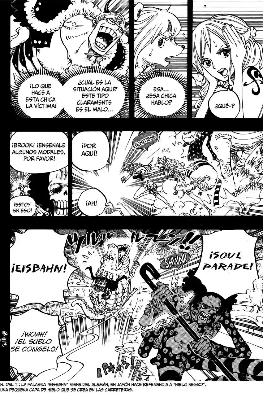 One Piece Capitulo 810: Llegan los piratas del sombrero rizado página 15