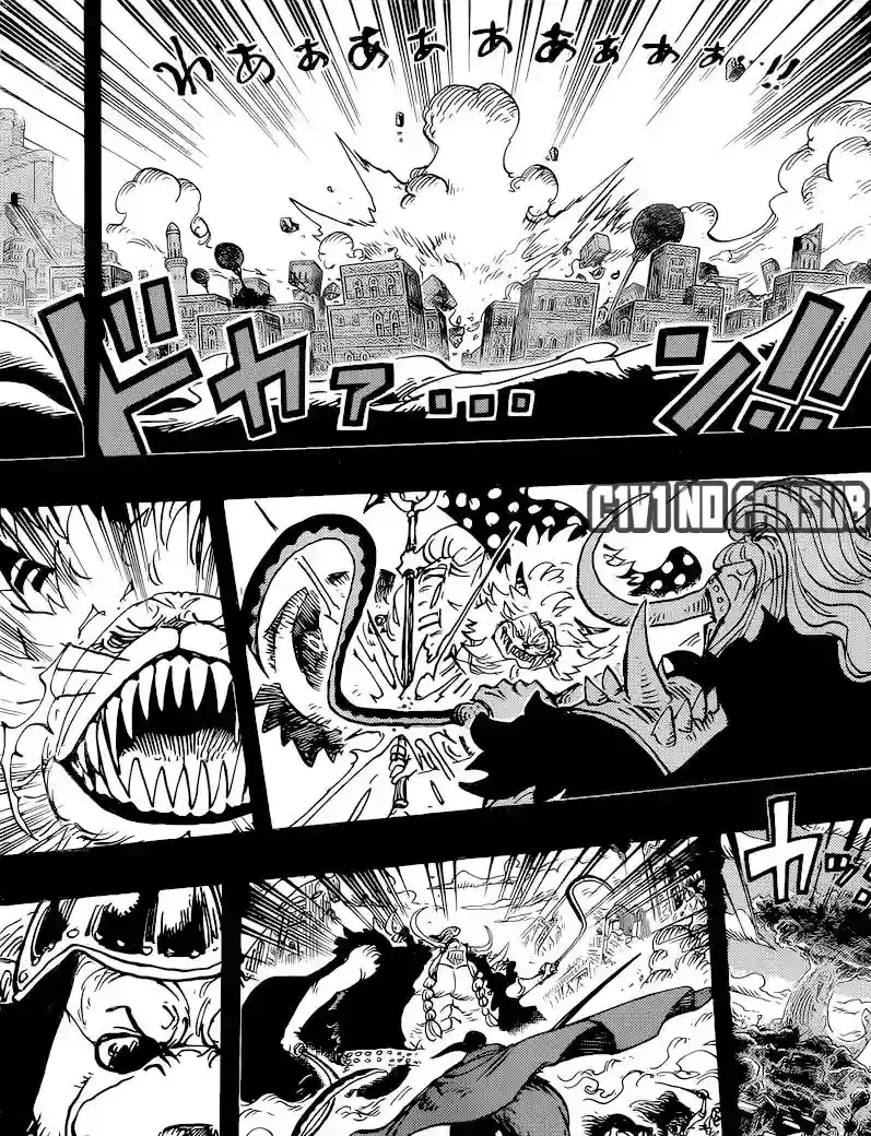 One Piece Capitulo 810: Llegan los piratas del sombrero rizado página 6
