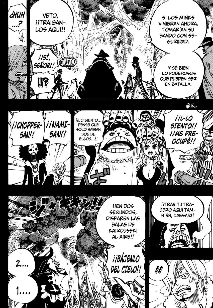 One Piece Capitulo 812: La Banda Capone Bege página 15