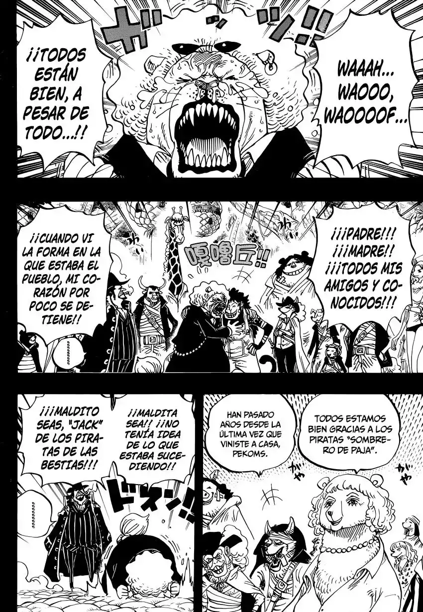 One Piece Capitulo 812: La Banda Capone Bege página 7