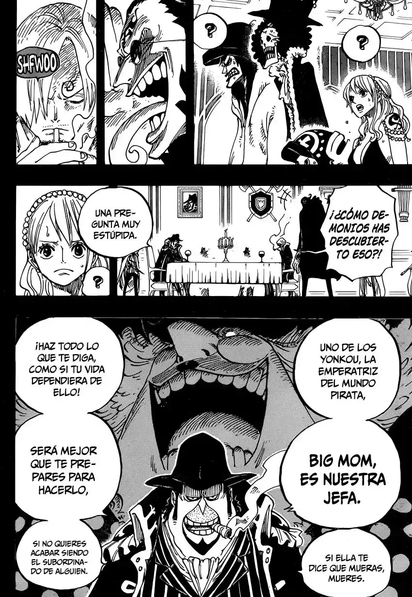 One Piece Capitulo 813: Invitación a la fiesta del té página 11