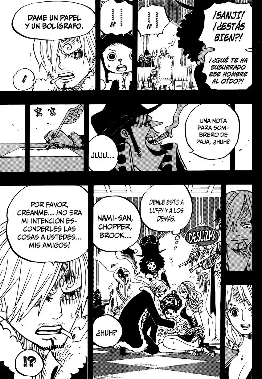 One Piece Capitulo 813: Invitación a la fiesta del té página 12