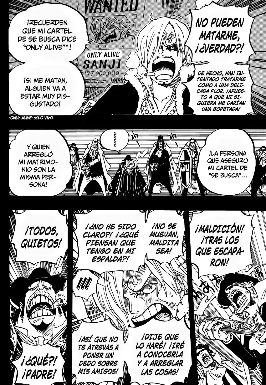 One Piece Capitulo 813: Invitación a la fiesta del té página 15