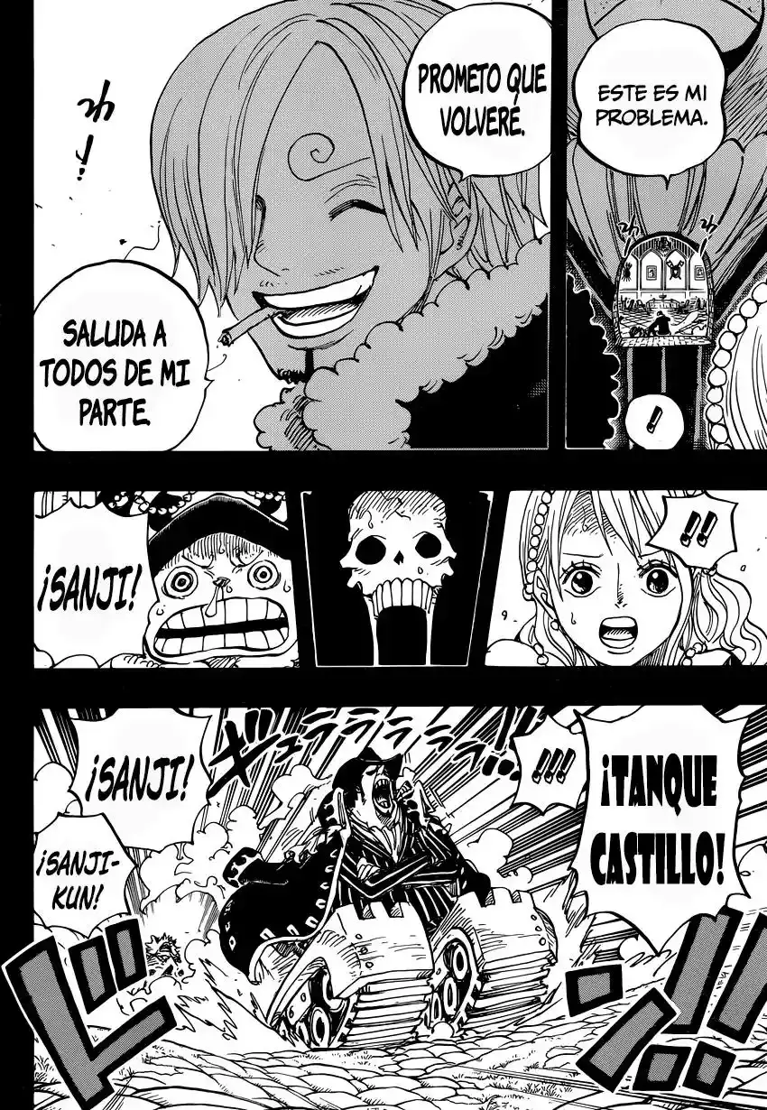 One Piece Capitulo 813: Invitación a la fiesta del té página 17