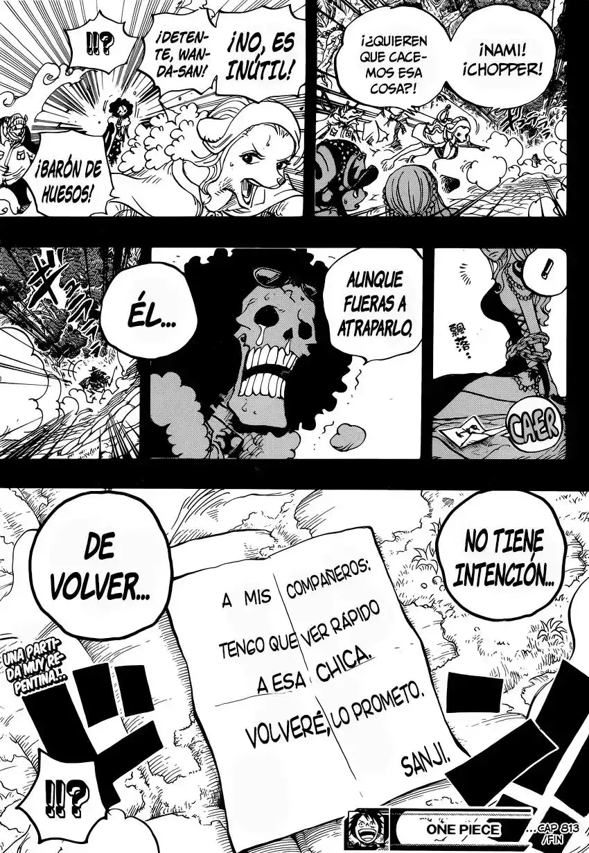 One Piece Capitulo 813: Invitación a la fiesta del té página 18