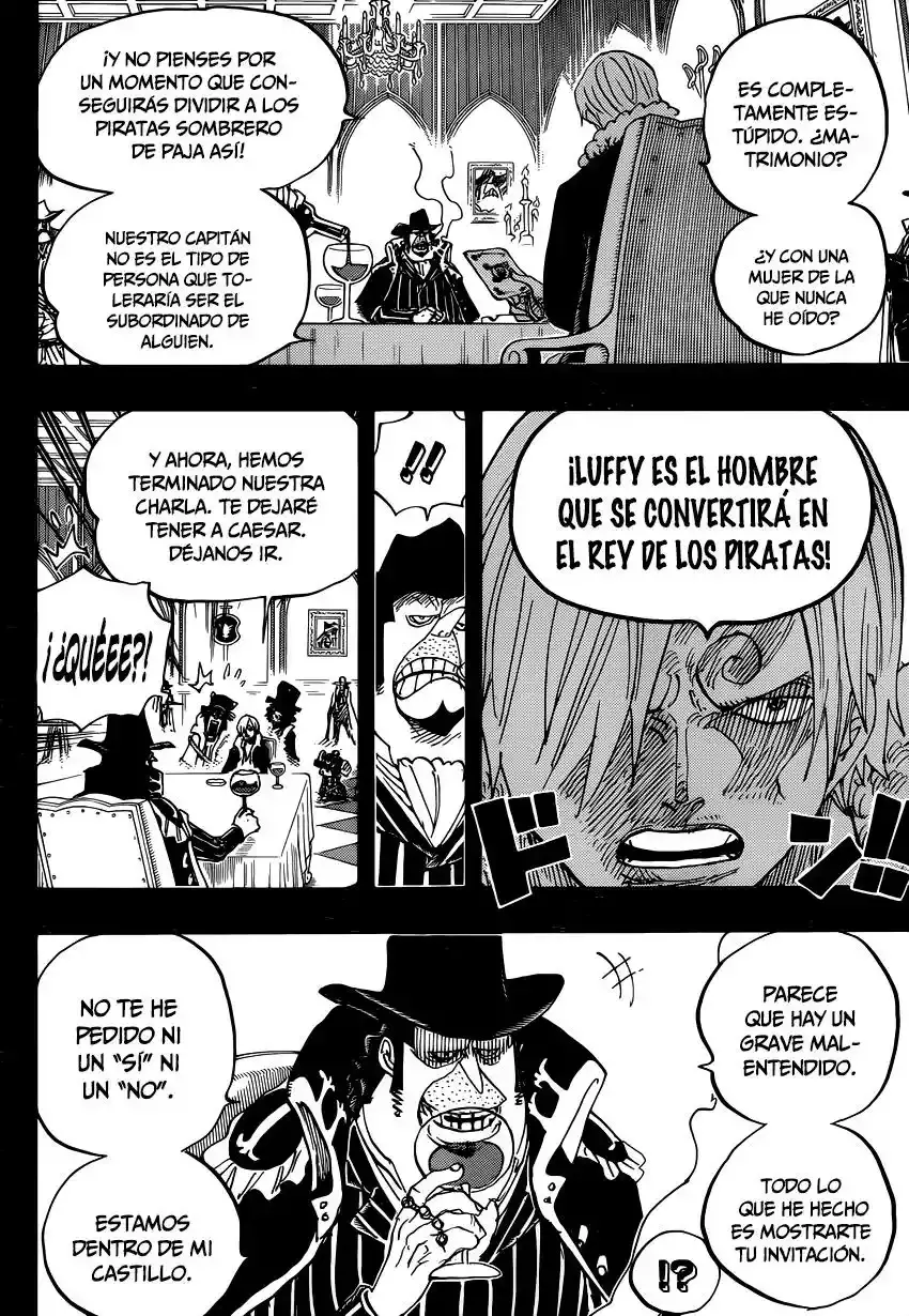 One Piece Capitulo 813: Invitación a la fiesta del té página 7
