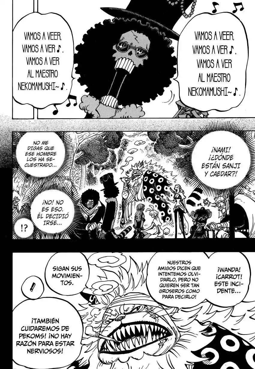 One Piece Capitulo 814: Vamos a ver al Maestro Nekomamushi página 3