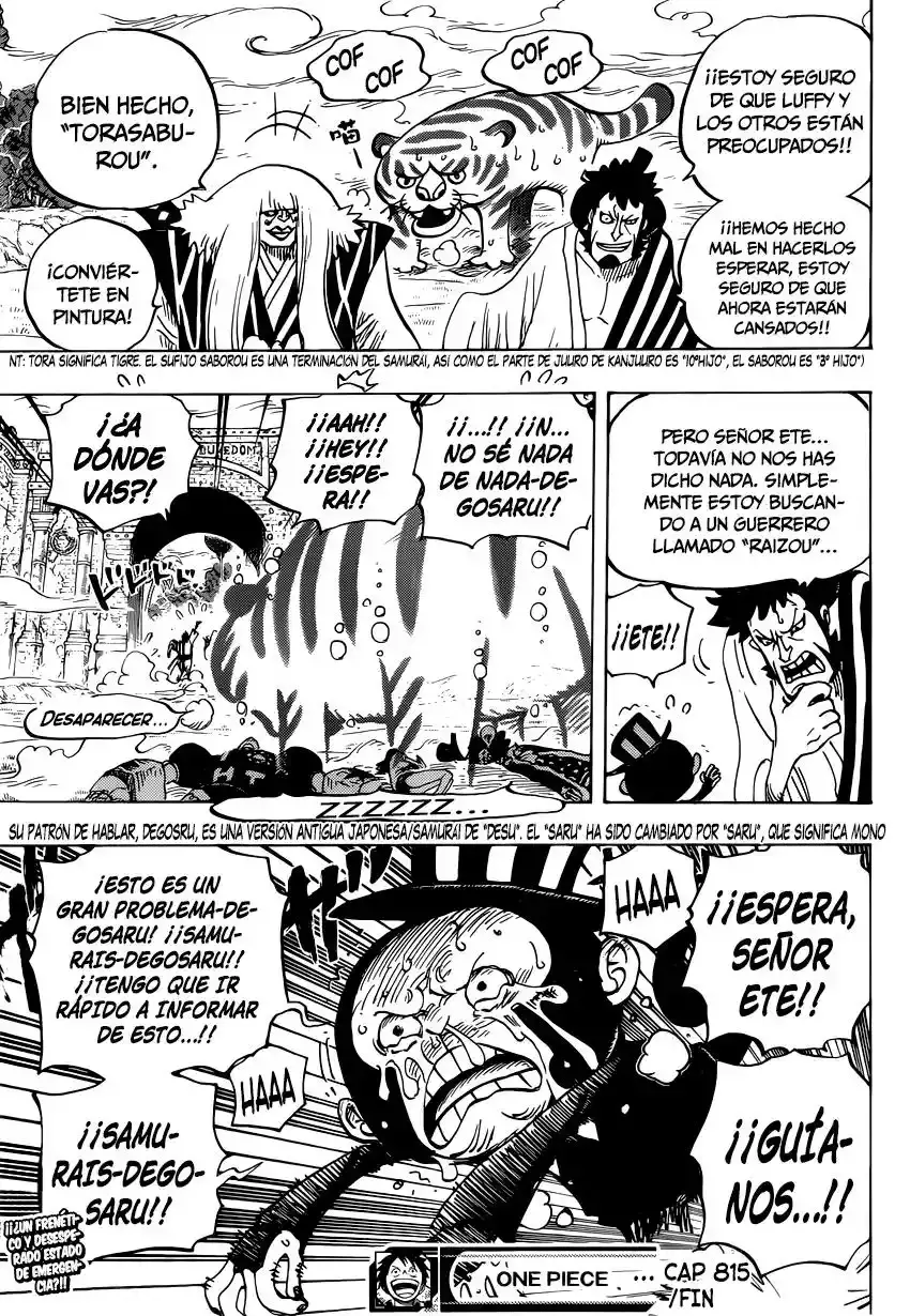 One Piece Capitulo 815: Llévame contigo página 18