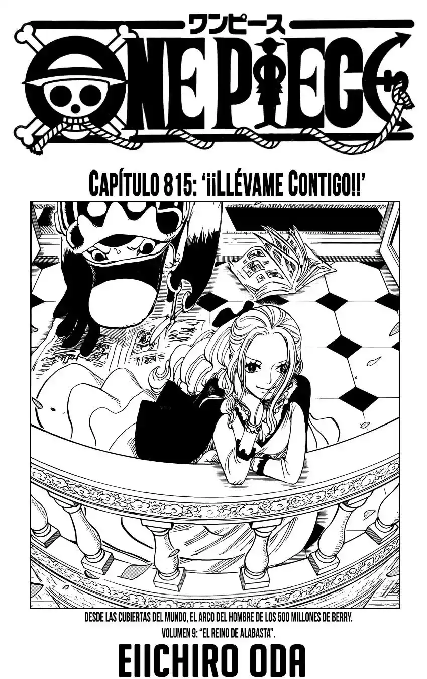 One Piece Capitulo 815: Llévame contigo página 2