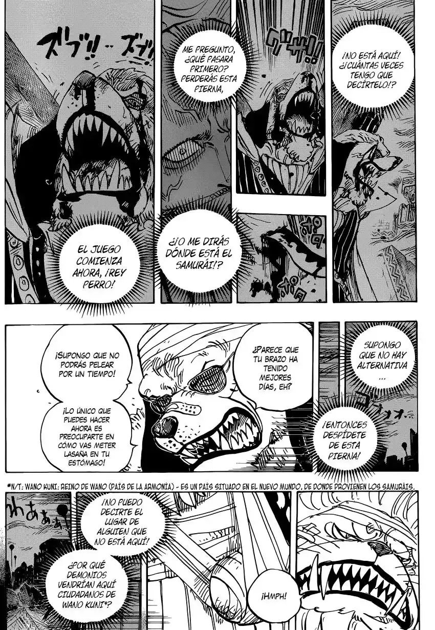 One Piece Capitulo 816: Perro vs. Gato página 10
