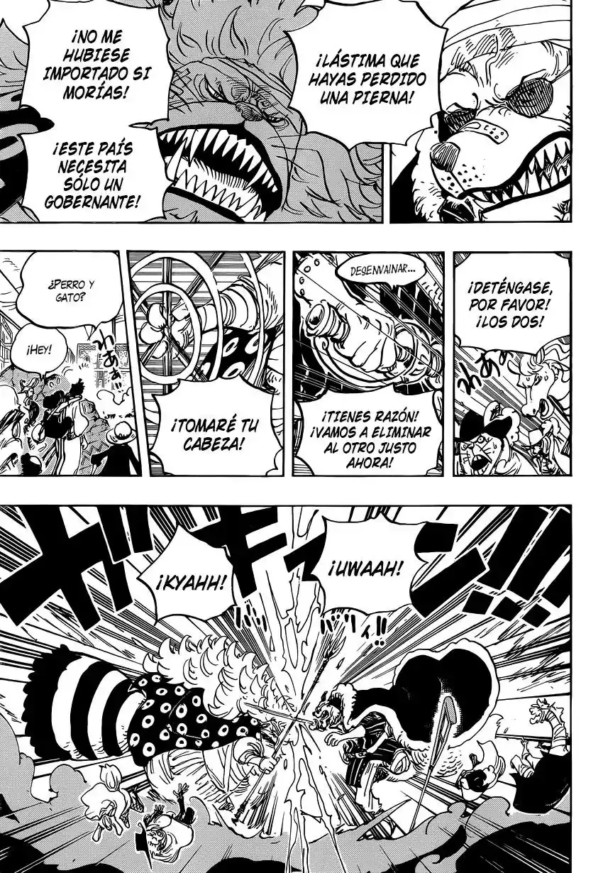 One Piece Capitulo 816: Perro vs. Gato página 12