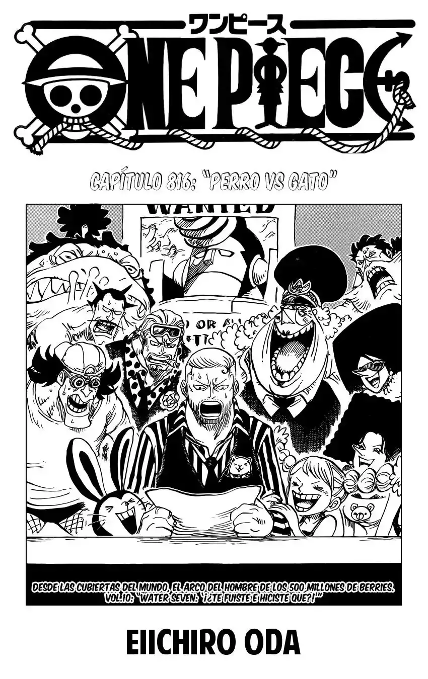 One Piece Capitulo 816: Perro vs. Gato página 2
