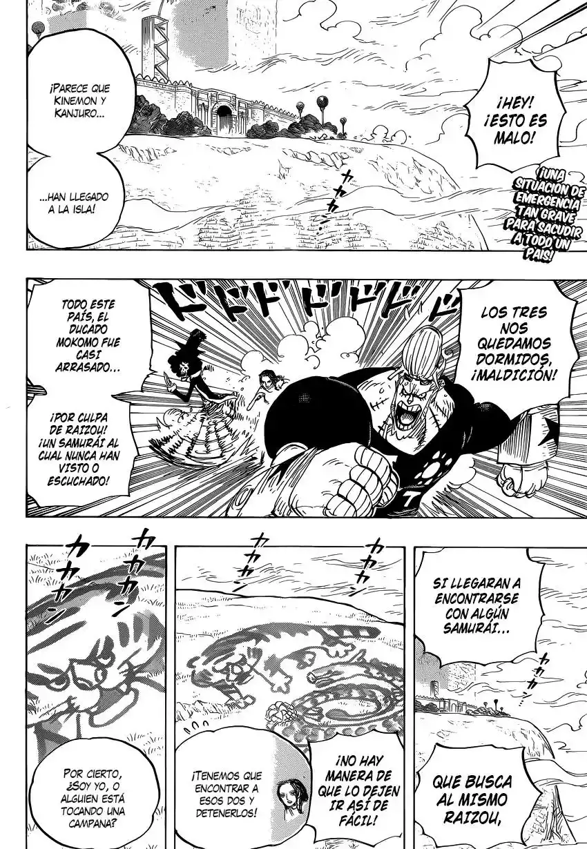 One Piece Capitulo 816: Perro vs. Gato página 3