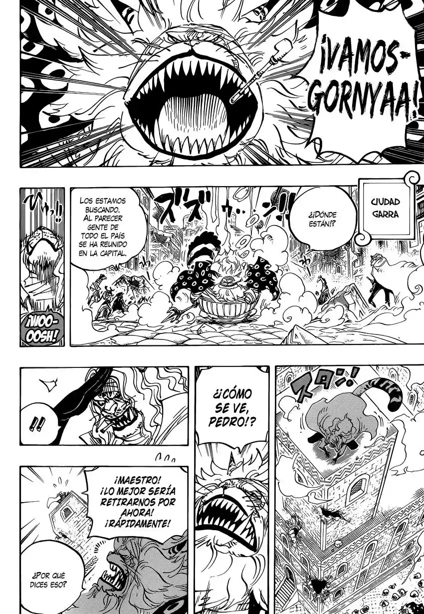 One Piece Capitulo 816: Perro vs. Gato página 7