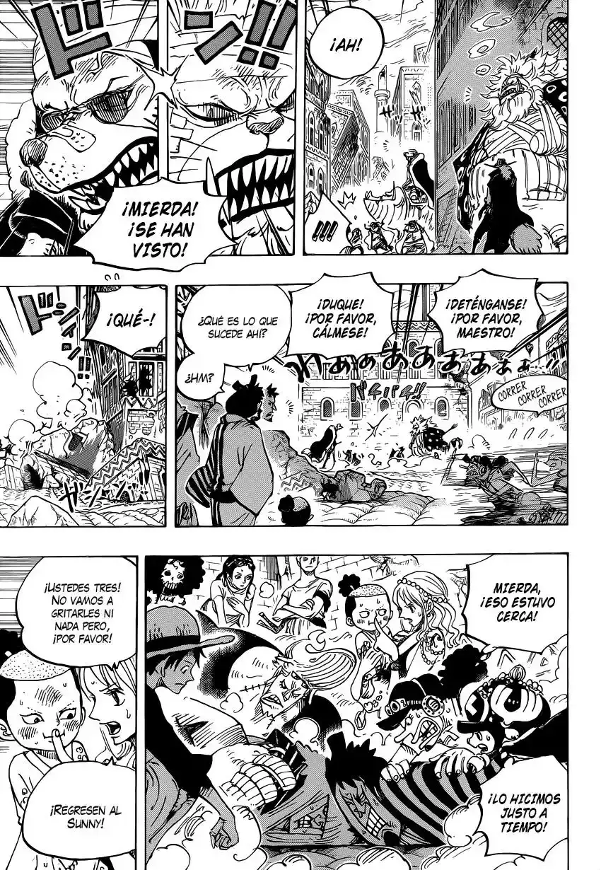 One Piece Capitulo 816: Perro vs. Gato página 8