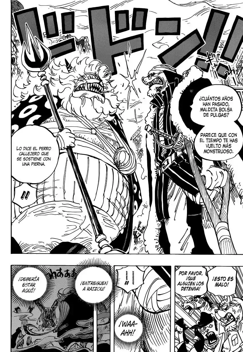One Piece Capitulo 816: Perro vs. Gato página 9