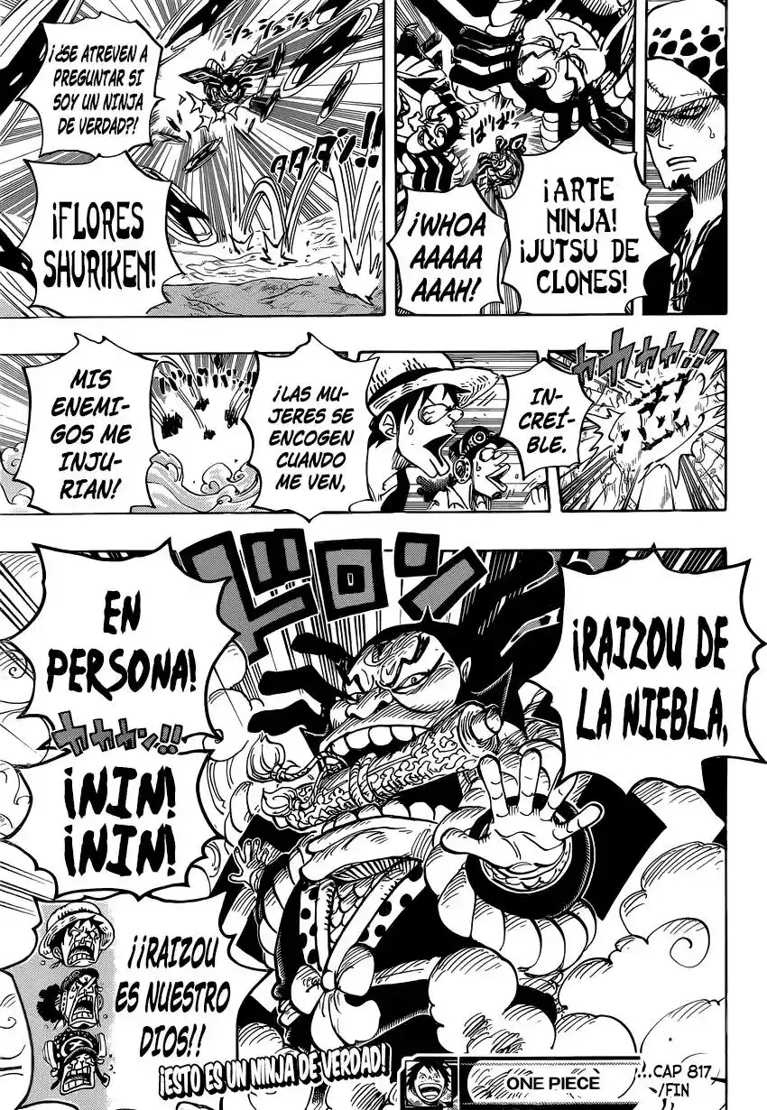 One Piece Capitulo 817: Raizou de la niebla página 20