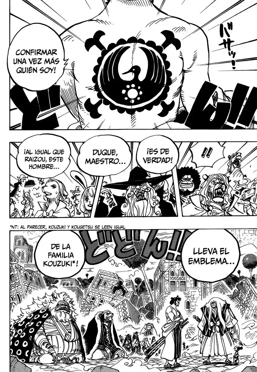 One Piece Capitulo 817: Raizou de la niebla página 5
