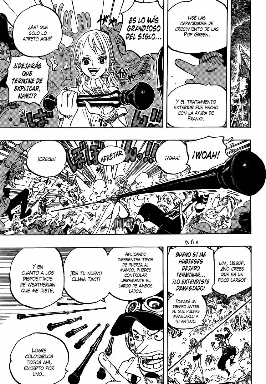 One Piece Capitulo 822: Bajando del elefante página 12