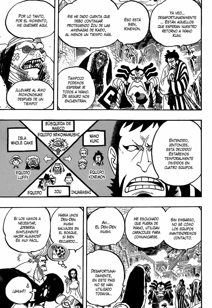 One Piece Capitulo 822: Bajando del elefante página 6