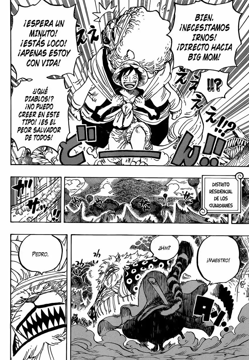 One Piece Capitulo 822: Bajando del elefante página 9