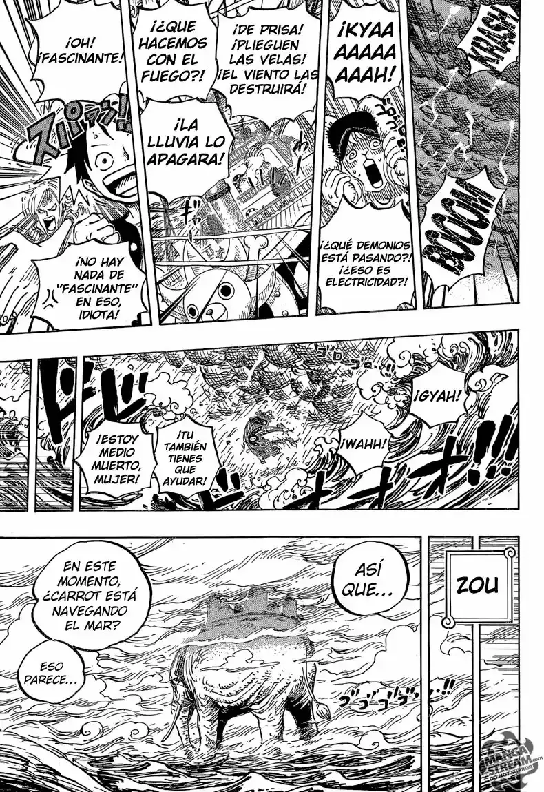 One Piece Capitulo 824: Pequeños juegos de piratas página 6