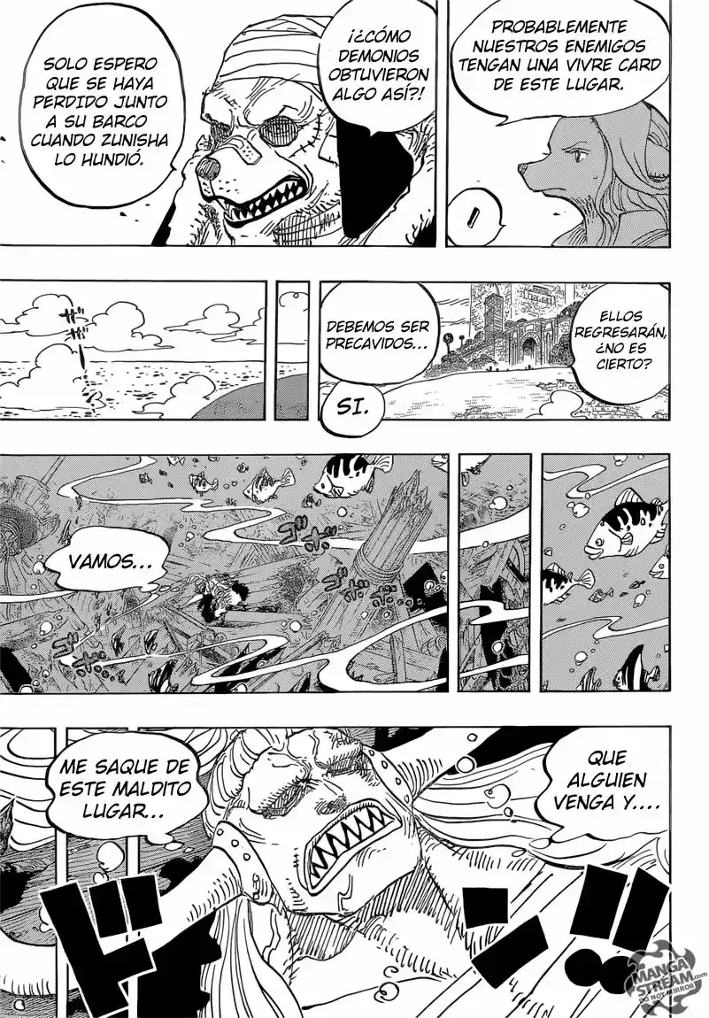 One Piece Capitulo 824: Pequeños juegos de piratas página 8