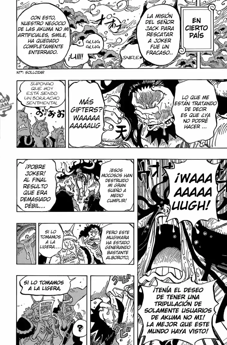 One Piece Capitulo 824: Pequeños juegos de piratas página 9