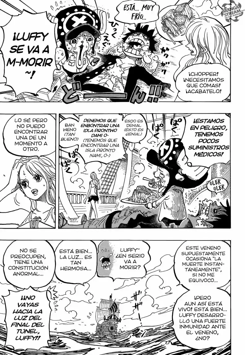 One Piece Capitulo 825: La historieta del WE Times página 12
