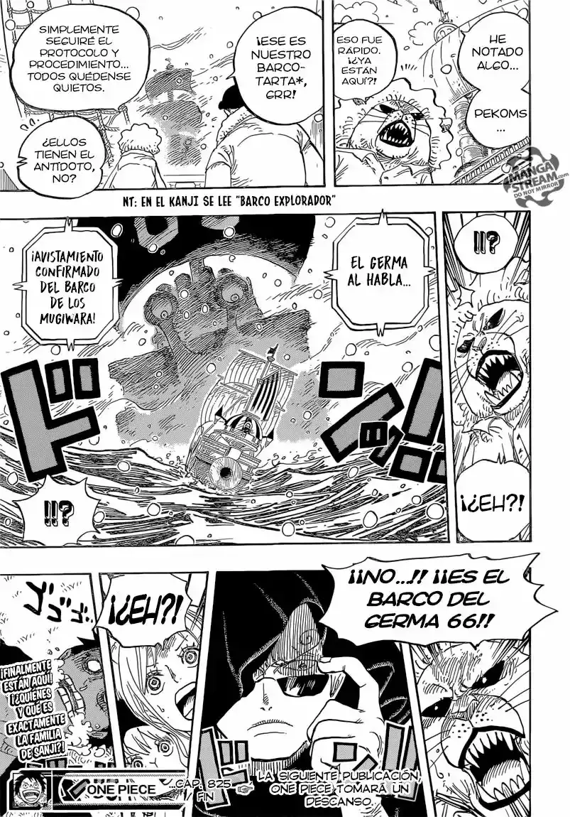 One Piece Capitulo 825: La historieta del WE Times página 14
