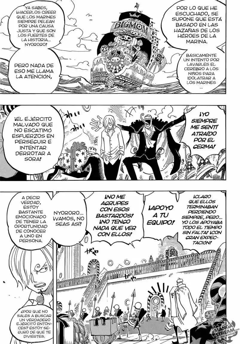 One Piece Capitulo 825: La historieta del WE Times página 4