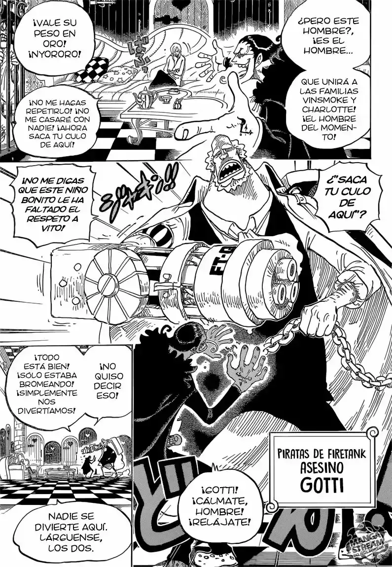 One Piece Capitulo 825: La historieta del WE Times página 6