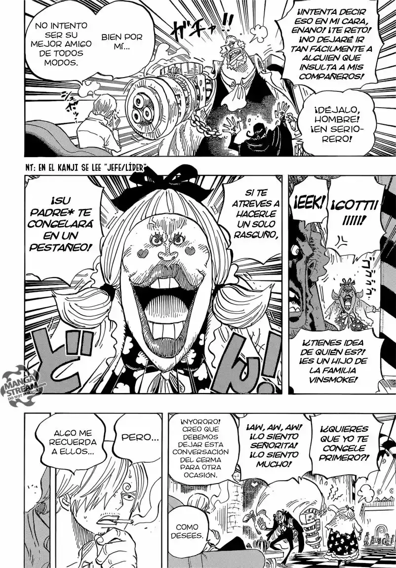One Piece Capitulo 825: La historieta del WE Times página 7