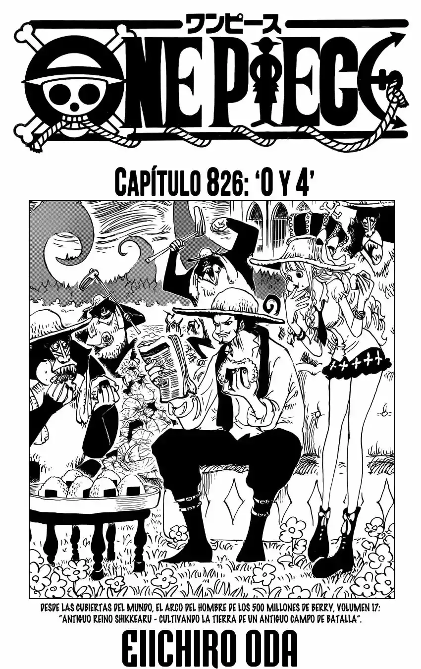 One Piece Capitulo 826: 0 y 4 página 2