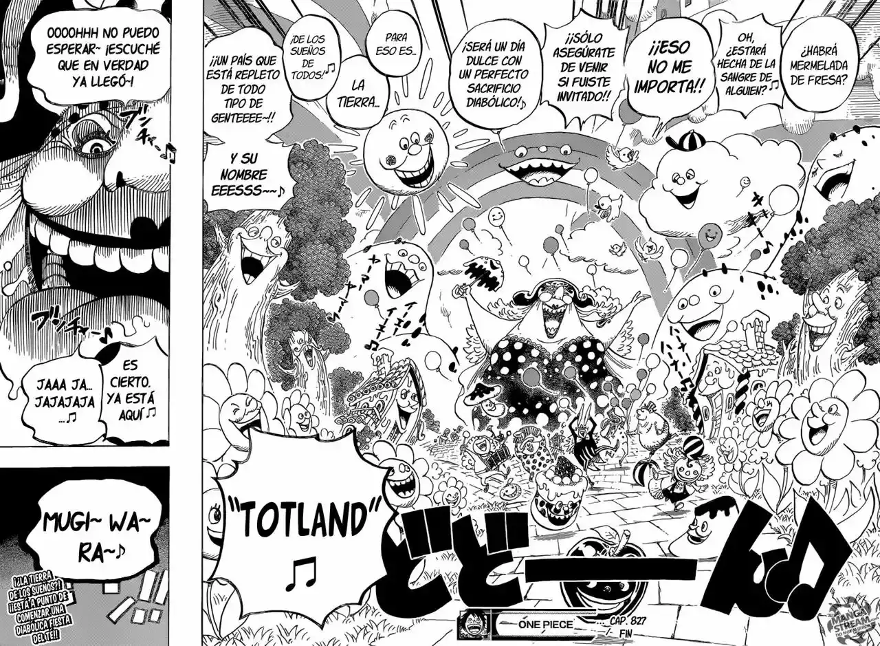 One Piece Capitulo 827: Totland página 17