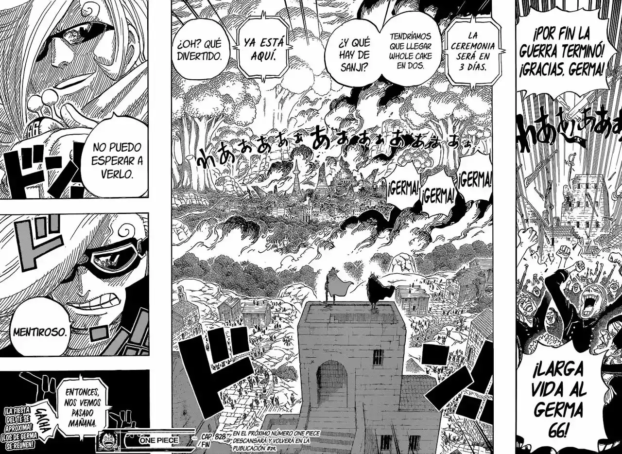 One Piece Capitulo 828: 1 y 2 página 17