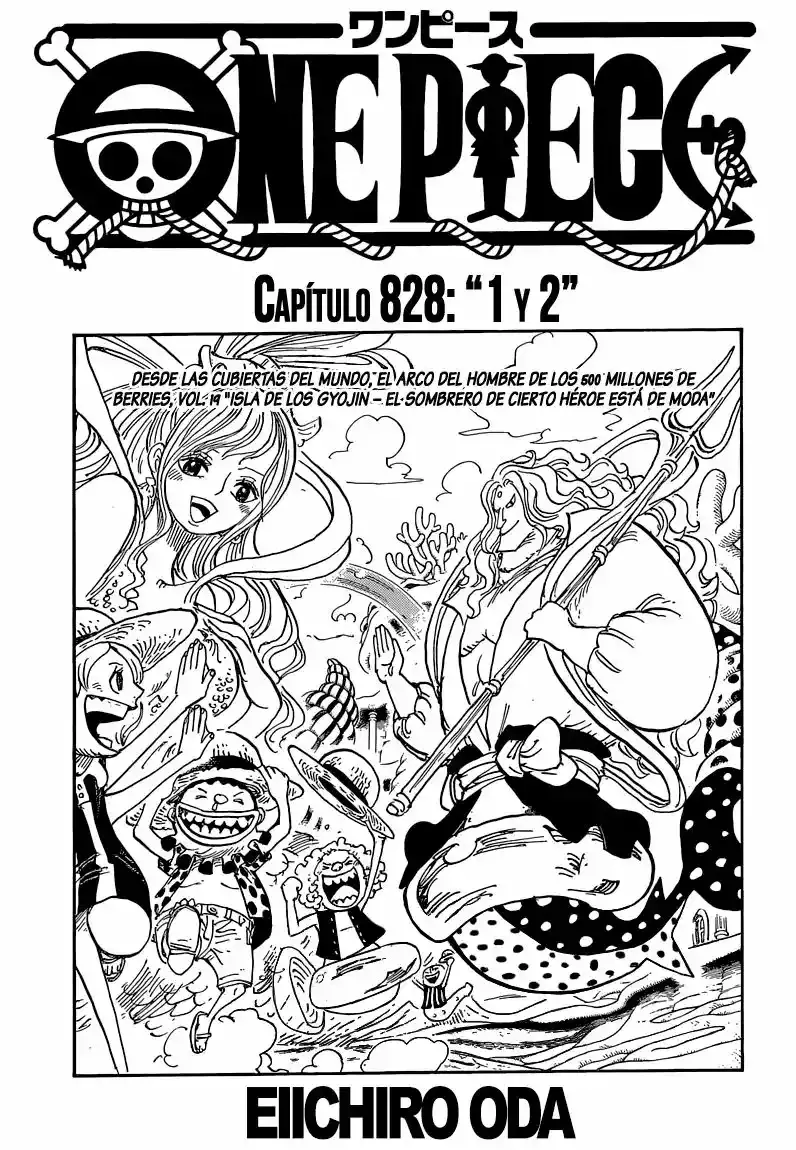 One Piece Capitulo 828: 1 y 2 página 2