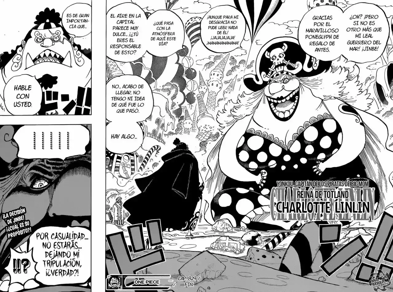 One Piece Capitulo 829: Yonkou, la pirata Charlotte Linlin página 17