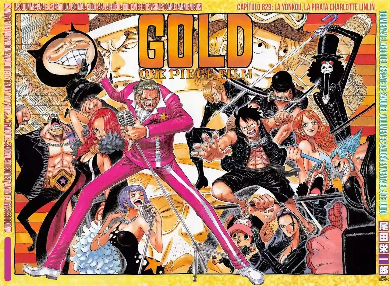 One Piece Capitulo 829: Yonkou, la pirata Charlotte Linlin página 3