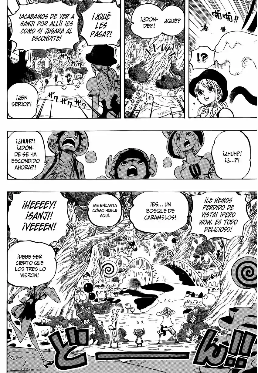 One Piece Capitulo 831: Aventura en un Misterioso Bosque página 7